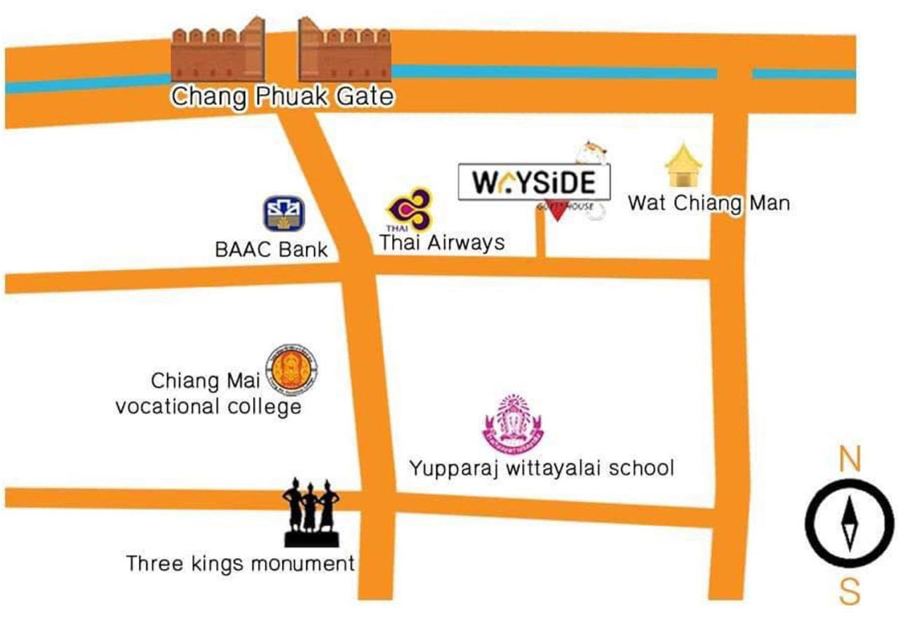 Wayside Guesthouse Chiang Mai Luaran gambar
